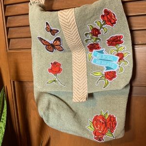 Custom Crossbody Bag Roses